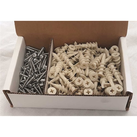 Lindstrom EZ Wall Screw Anchor, Nylon, 100 PK TFP2EZP200-001HD